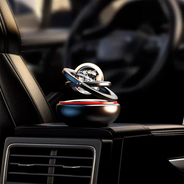 Solar Car Air Freshener  360 Degree Rotating Diffuser - Detailed view