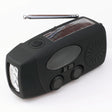 Emergency Hand Crank Radio  Solar Powered Weather Radio with LED Flashlight - Product showcase