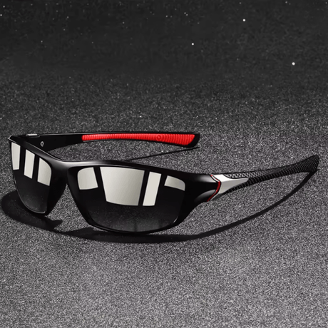 Polarized Sport Sunglasses  UV400 Protection Red Mirrored Lenses - Product detail 10