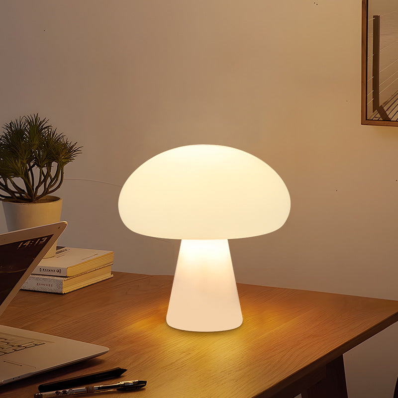 Modern Mushroom Table Lamp  Warm White LED Indoor Outdoor Light - Product showcase