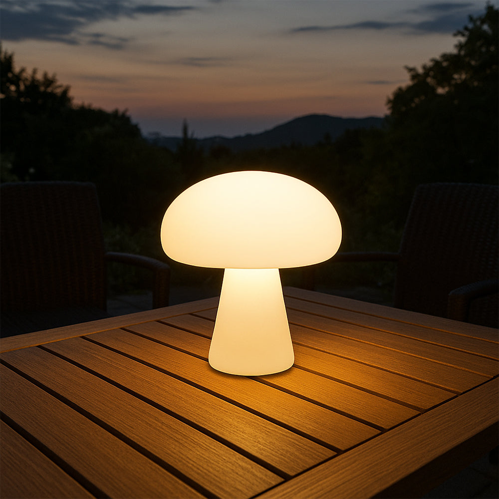 Modern Mushroom Table Lamp  Warm White LED Indoor Outdoor Light - Product example