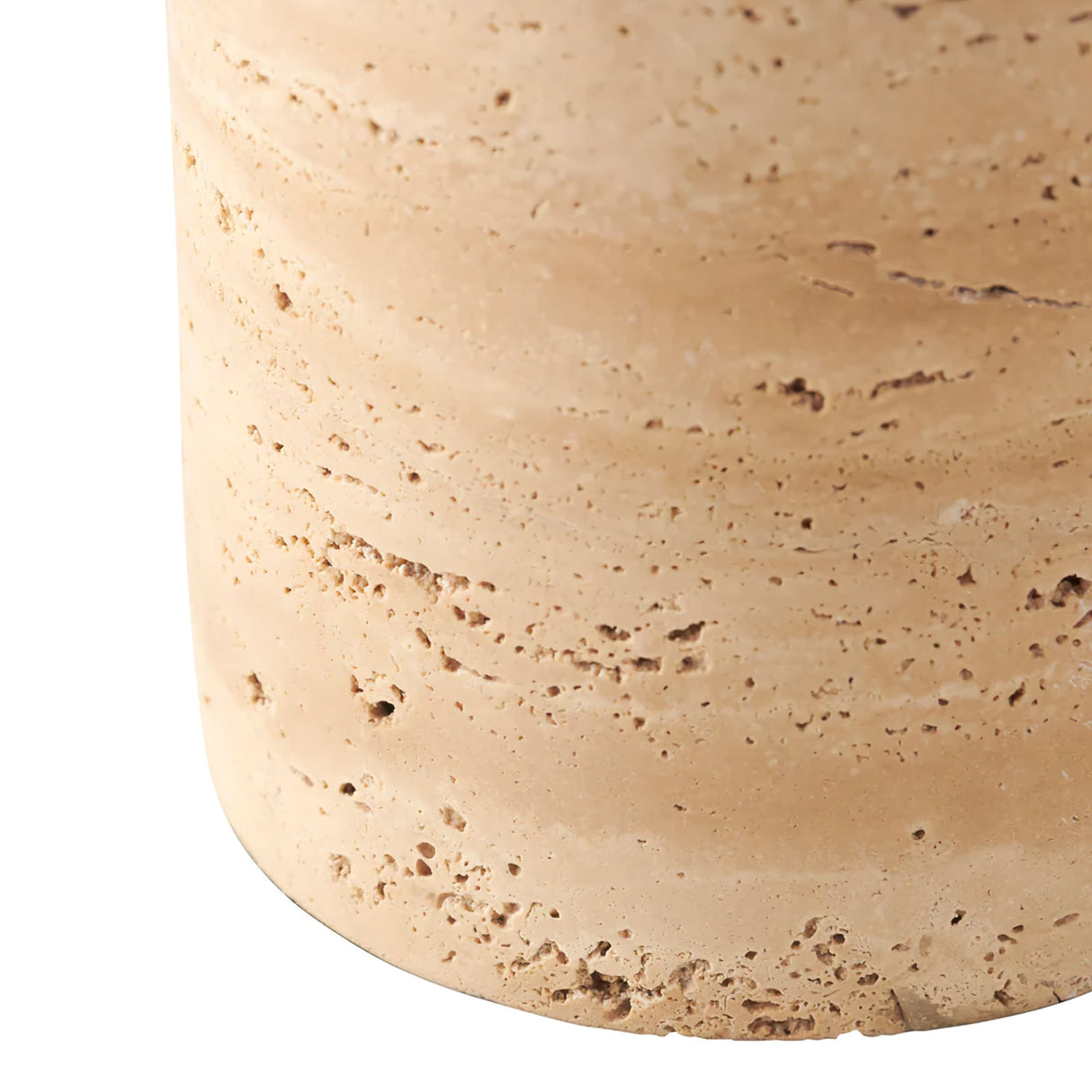 Modern Table Lamp  Travertine Base With Glass Globe - Product detail 5