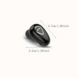 Wireless Bluetooth Earbud  Compact Single Ear Design with Clear Call Quality - Product example