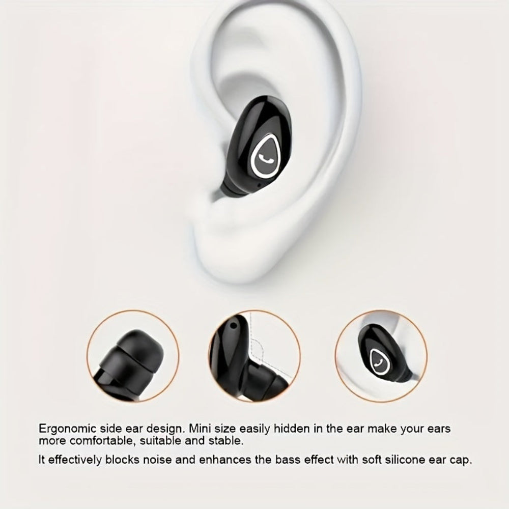 Wireless Bluetooth Earbud  Compact Single Ear Design with Clear Call Quality - Product detail 4
