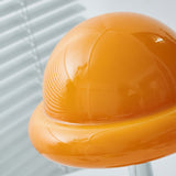 Space Age Table Lamp  Orange Glass Mushroom Design - Product detail 8