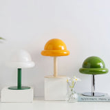 Space Age Table Lamp  Orange Glass Mushroom Design - Product detail 15
