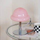 Space Age Table Lamp  Orange Glass Mushroom Design - Product detail 20