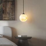 Marble Pendant Light  Spherical Globe Design - Product example