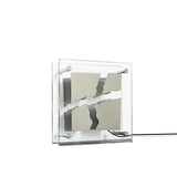 Modern Glass Table Lamp  Square Geometric Design - Product detail 11