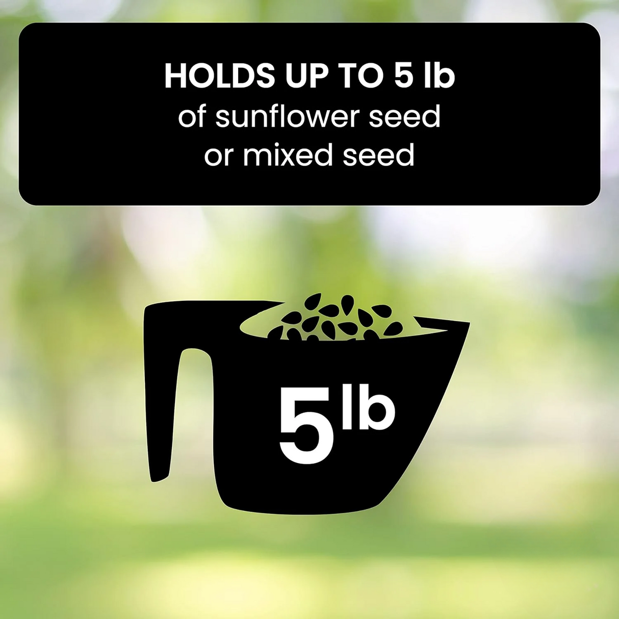 Anti-Squirrel Bird Feeder  Weight-Activated Spinning Perch Design - Product detail 8