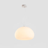 Minimalist Glass Pendant Light  Dome Shaped White Shade - Product detail 30