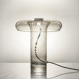 Modern Glass Table Lamp  Spiral Crystal Design - Product detail 7