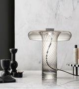 Modern Glass Table Lamp  Spiral Crystal Design - Product detail 8