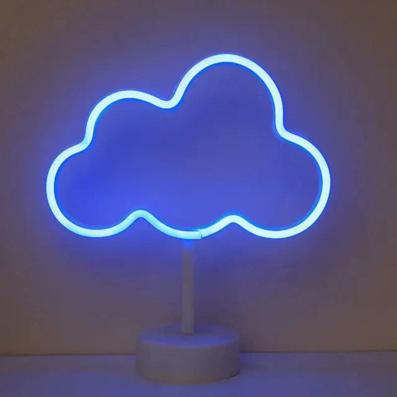 LED Cloud Night Light  Warm White Neon Design - Product detail 13