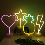 Decorative LED Cloud Light  Warm White Neon Design - Product example