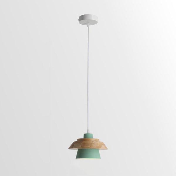 Modern Pendant Light  Wood Glass Shade Design - Product detail 13