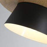 Modern Pendant Light  Wood Glass Shade Design - Product detail 10
