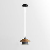 Modern Pendant Light  Wood Glass Shade Design - Product detail 17