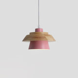 Modern Pendant Light  Wood Glass Shade Design - Product detail 20