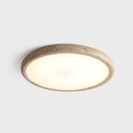 Natural Stone Ceiling Light  Travertine LED Panel Design - Product showcase