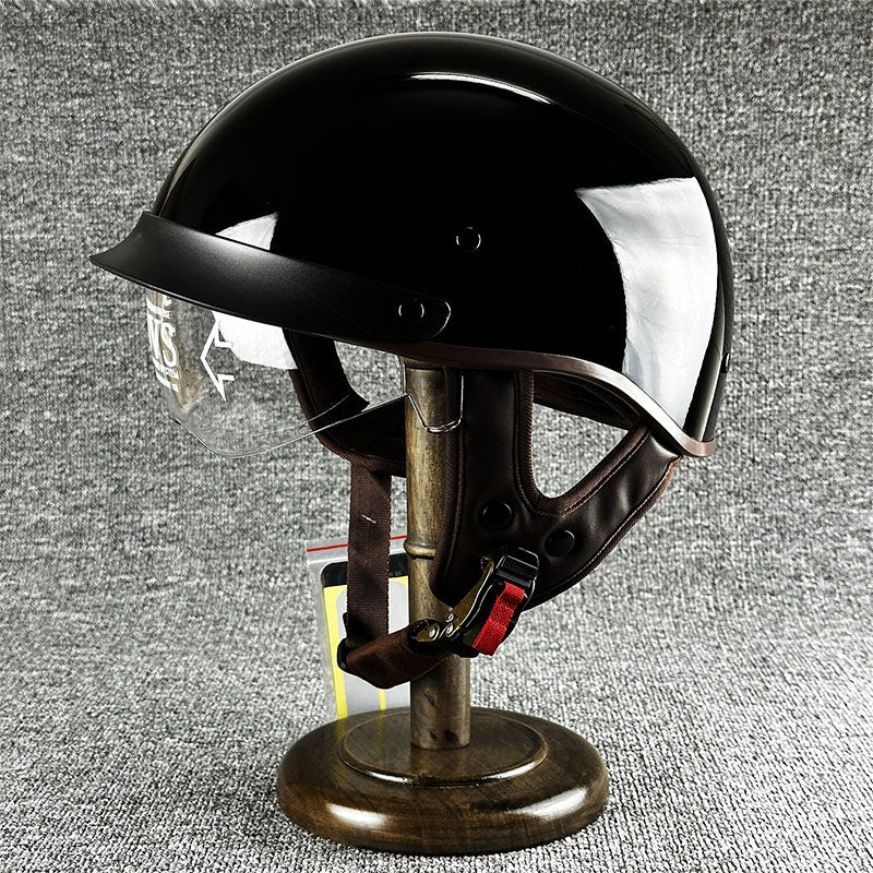 Motorcycle Half Helmet  Urban Chopper Design With Quick Release - Product detail 11