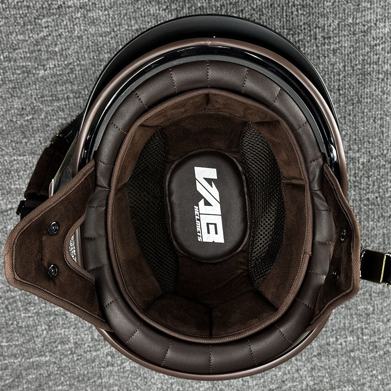 Motorcycle Half Helmet  Urban Chopper Design With Quick Release - Product example