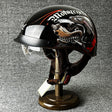 Motorcycle Half Helmet  Urban Chopper Design With Quick Release - Product detail 10