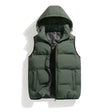 Winter Puffer Vest  Hooded Quilted Design - Product showcase