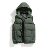 Winter Puffer Vest  Hooded Quilted Design - Product showcase