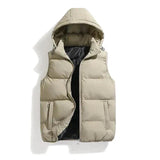 Winter Puffer Vest  Hooded Quilted Design - Product detail 6