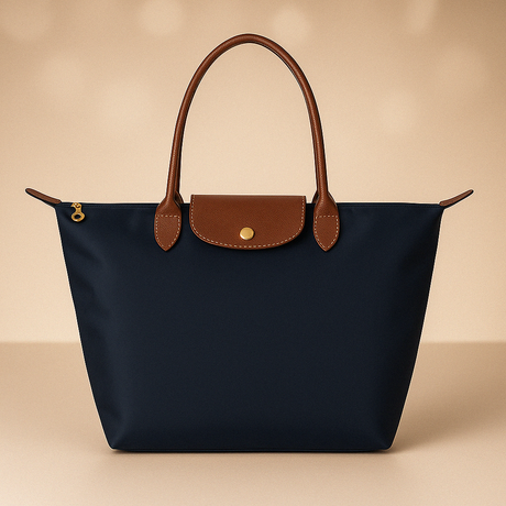 Waterproof Tote Bag  Premium Oxford Fabric With Leather Trim - Product detail 6