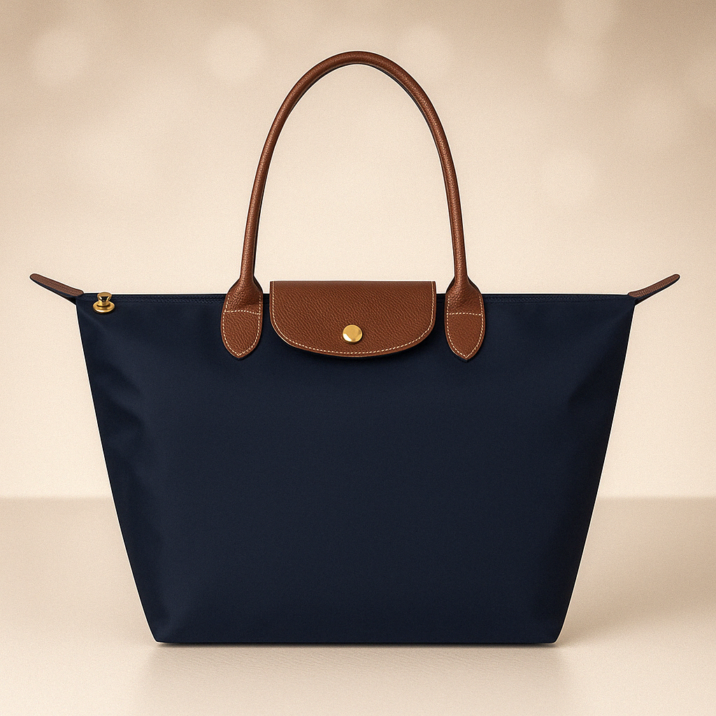 Waterproof Tote Bag  Premium Oxford Fabric With Leather Trim - Product detail 8