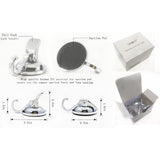 Heavy Duty Vacuum Suction Hooks  Stainless Steel Wall Mount Set - Product example