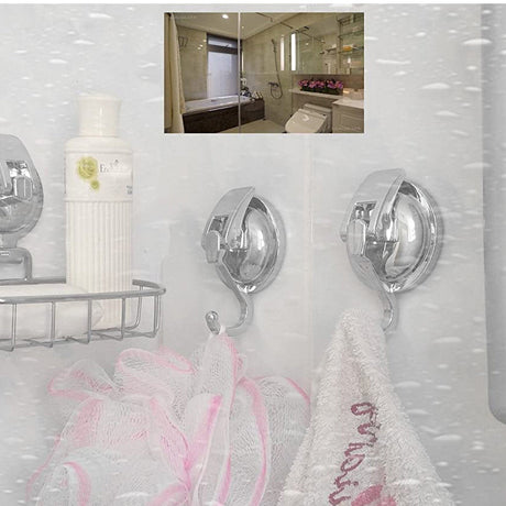 Heavy Duty Vacuum Suction Hooks  Stainless Steel Wall Mount Set - Product detail 7