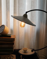Modern Desk Lamp  White Shade Blue Curved Design - Product detail 11