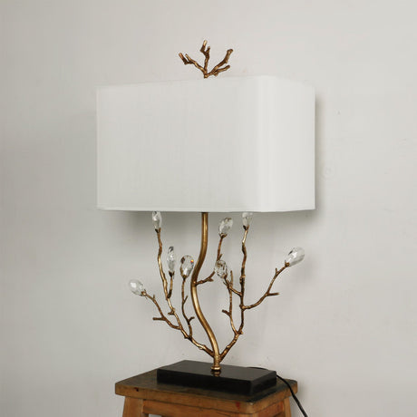 Botanical Table Lamp  Brass Branch Design - Product detail 8