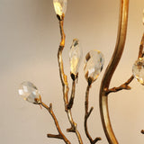 Botanical Table Lamp  Brass Branch Design - Product detail 5