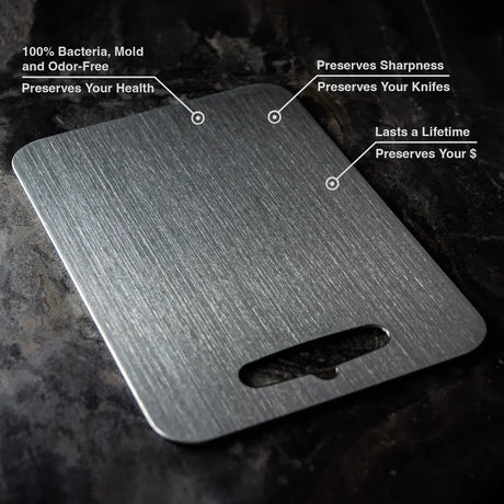 Premium Titanium Cutting Board  Antibacterial Multi-Size Set - Detailed view