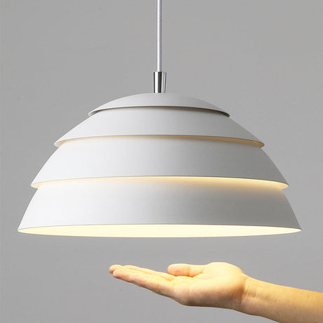 Modern Pendant Light  Black Dome Layered Design - Product detail 8