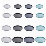 Modern Dining Plates  Navy Turquoise Gray Collection - Product detail 7
