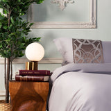 Luxury Cotton Duvet Set  Grey Egyptian Cotton Chain Pattern - Product detail 6