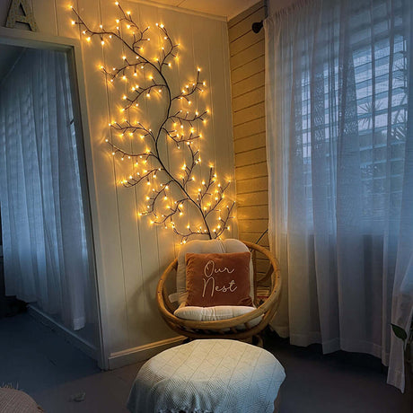 LED Tree Branch Light  Warm White Twig Lights With 150 LEDs - Product showcase