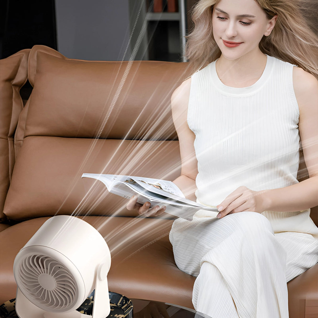 Smart Bladeless Fan  LED Display Compact Design - Product detail 6