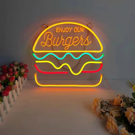 LED Taco Neon Sign  USB Powered Decorative Light - Detailed view