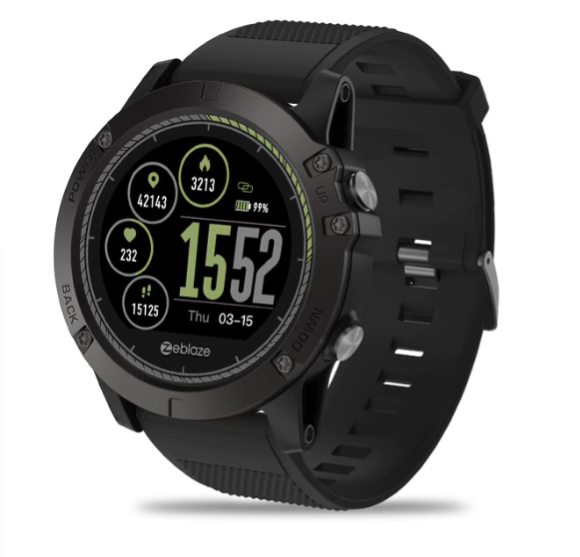 Military Grade Smart Watch  3D Interface With Health Tracking - Product showcase