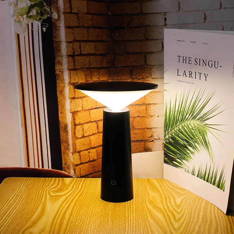 Modern Wireless Table Lamp  Touch Control LED Design - Product detail 5