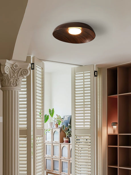 Modern Ceiling Light  Curved Wood Texture Design - Product detail 5