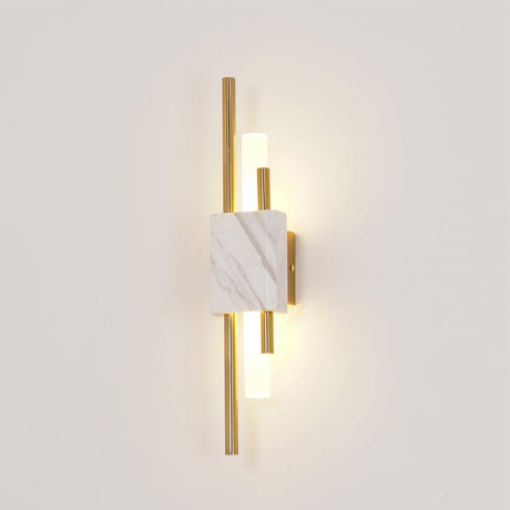 Modern Marble Wall Light  Gold Metal Linear Design - Product detail 14