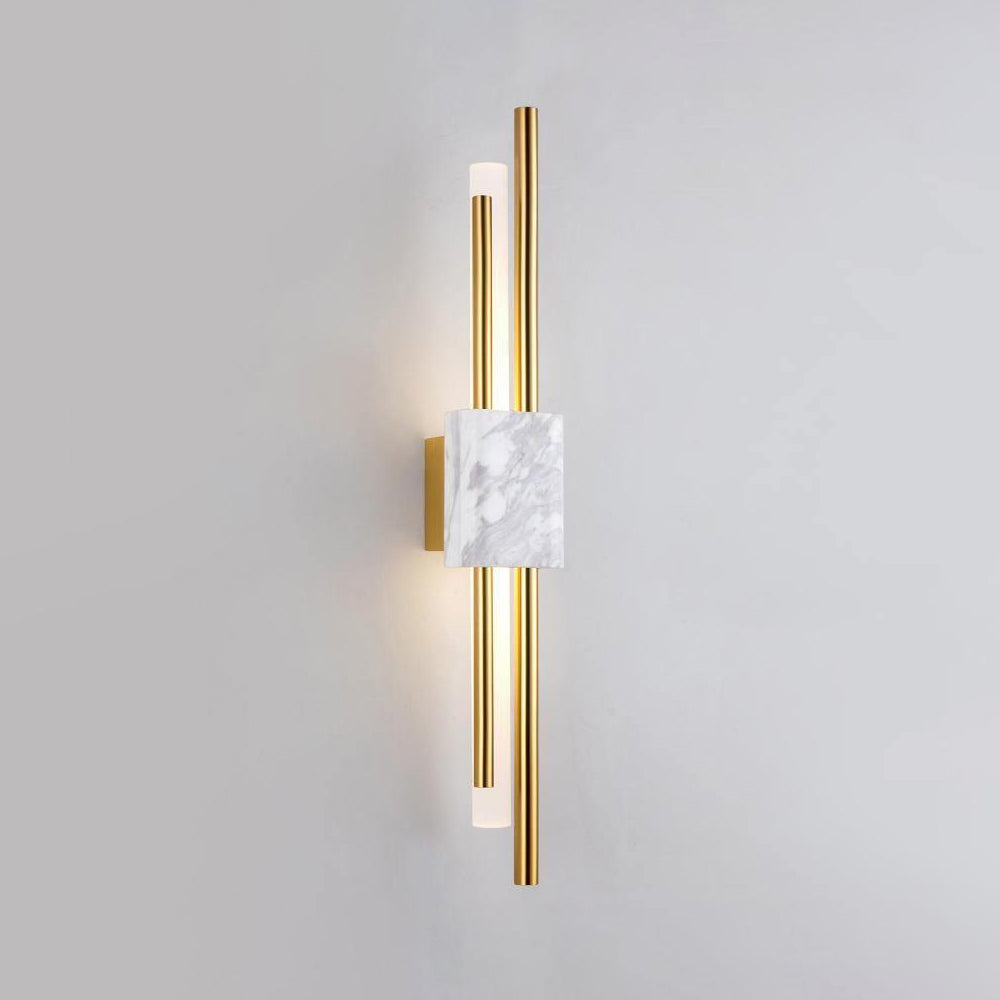 Modern Marble Wall Light  Gold Metal Linear Design - Product detail 16