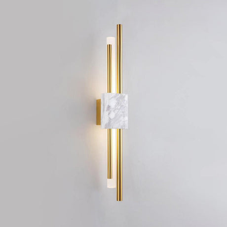 Modern Marble Wall Light  Gold Metal Linear Design - Product detail 16